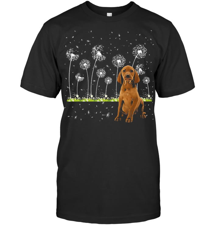 Dandelion Flower Vizsla T Shirt - from allezygo.com 1