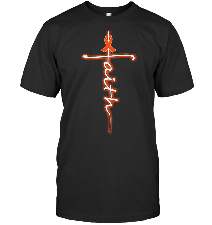 Faith Christian CHD Awareness Orange Ribbon Warrior T Shirt Faith Christian CHD Awareness Orange Ribbon Warrior T Shirt