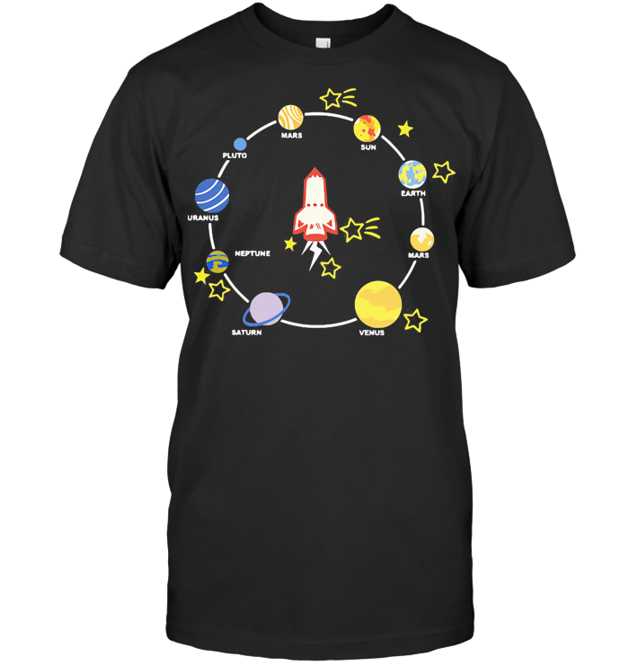Mars Solar System Astronomy T Shirt