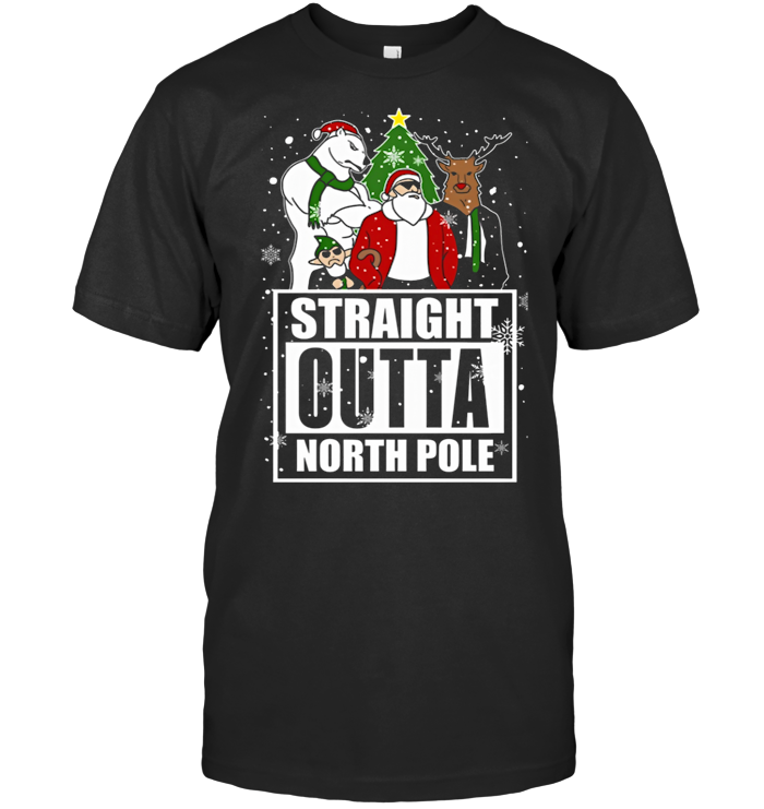 Straight Outta North Pole straight outta North Pole Christmas Classic Women's T-shirt
