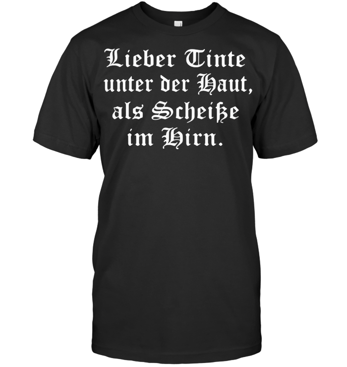 Lieber Tinte Unter Ber Baut Als Scheibe Im Birn T Shirt
