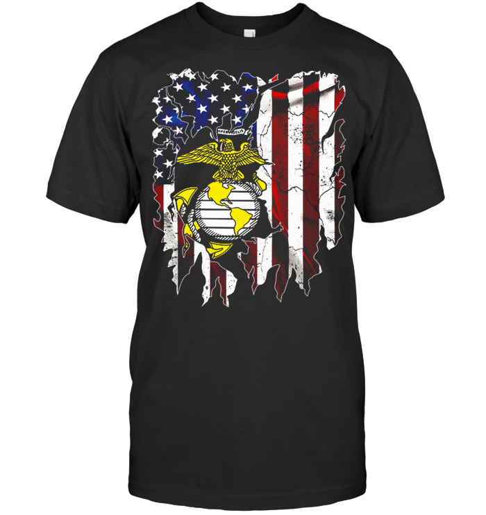 Eagle Us American Flag T Shirt