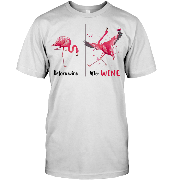 Flamingo After Wine T Shirt