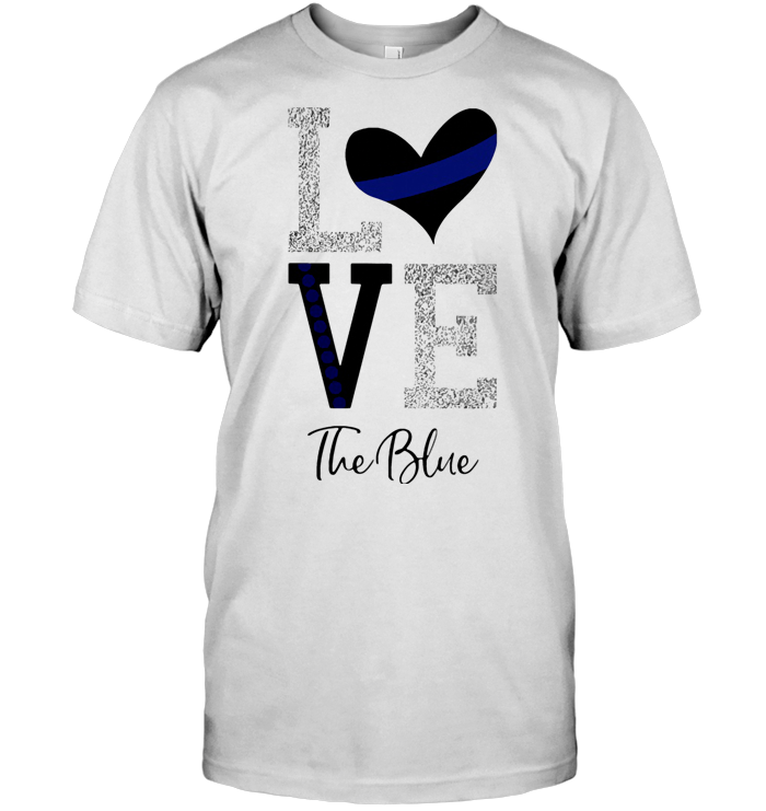 Love Police The Blue T Shirt