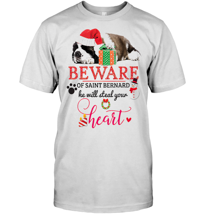 Beware Of St Bernard He Will Steal Your Heart T Shirt From AllezyGo