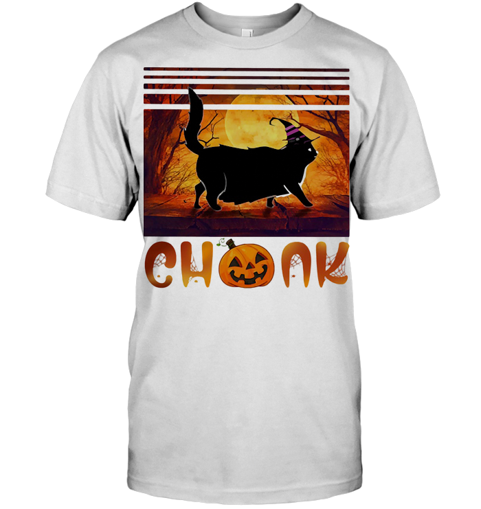 Halloween Cat Chonk Pumpkin Vintage